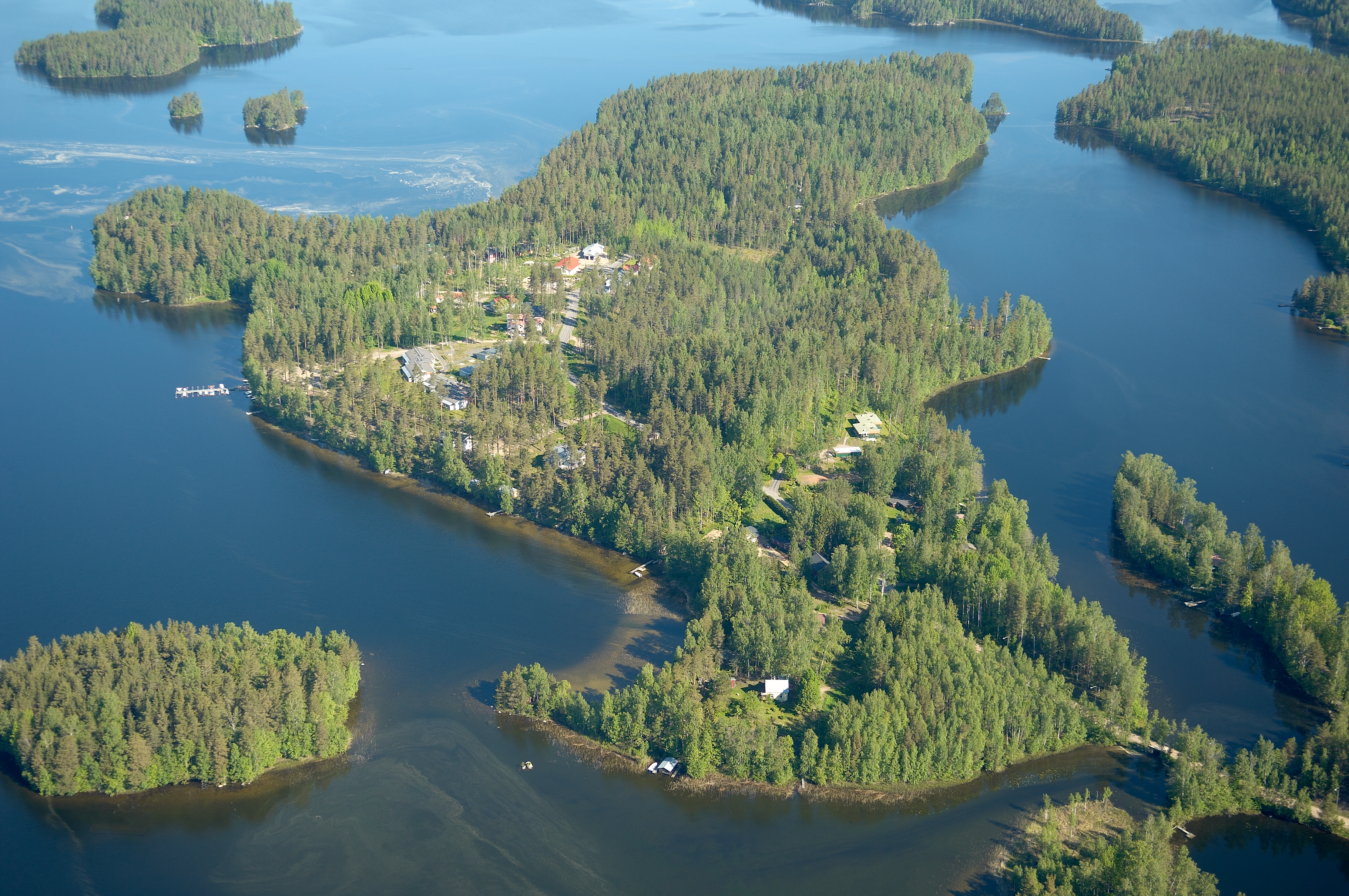 Paimensaari ilmasta kuvattuna..